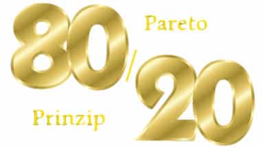 Pareto Prinzip - 80/20 Regel