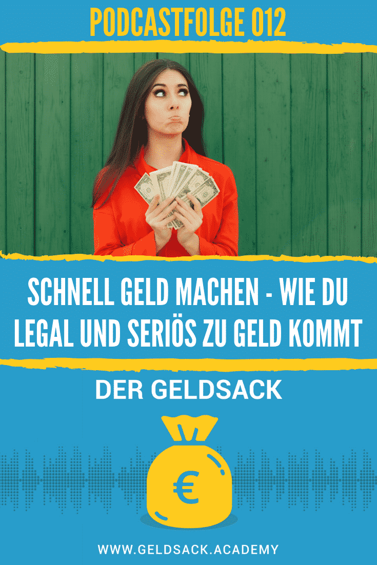 schnell geld machen