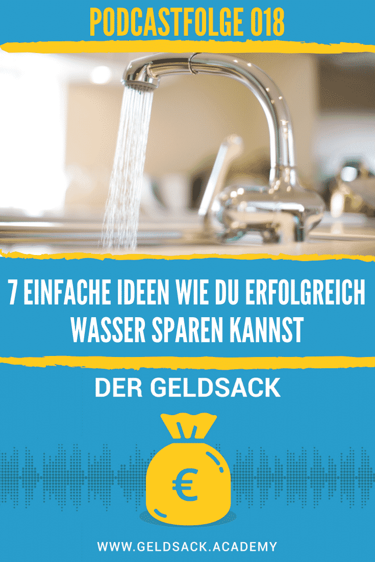 Wasser sparen im Haushalt