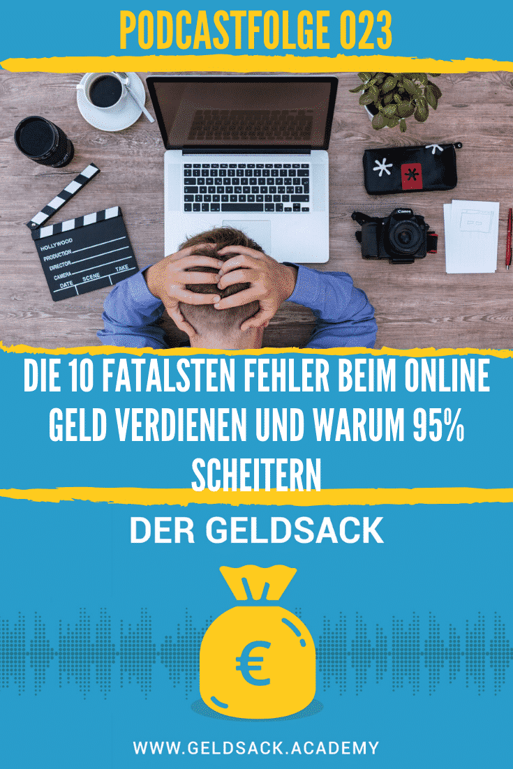 Online Geld verdienen Fehler