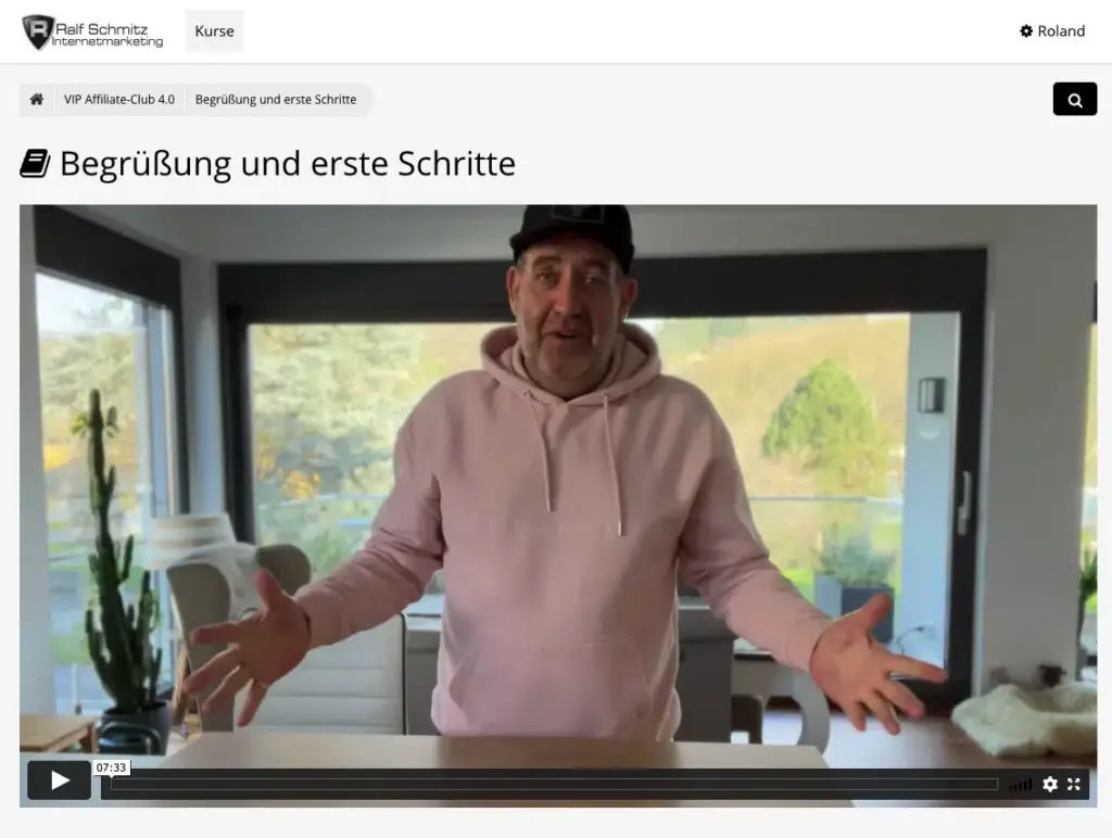 Erfahrung VIP Affiliateclub 4 - Ralf Schmitz Begrüssung